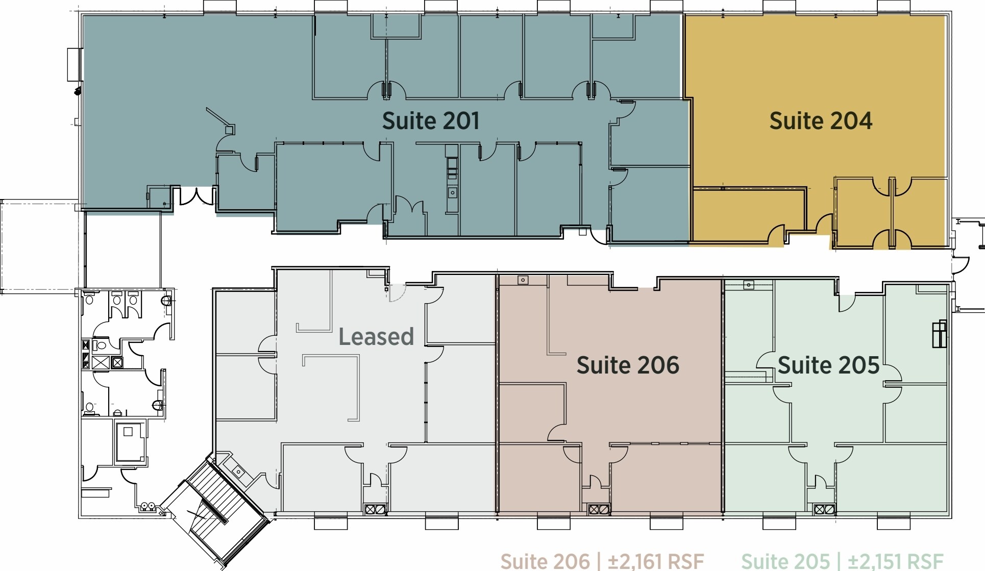 1850 Soscol Ave, Napa, CA à louer Plan d’étage- Image 1 de 1