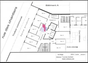 Office in Versailles for lease Typical Floor Plan- Image 1 of 1