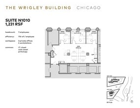 400 N Michigan Ave, Chicago, IL for lease Floor Plan- Image 1 of 1