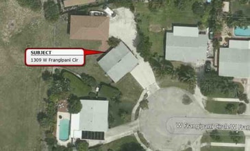 1309 W Frangipani Cir, Lake Worth, FL - AERIAL  map view