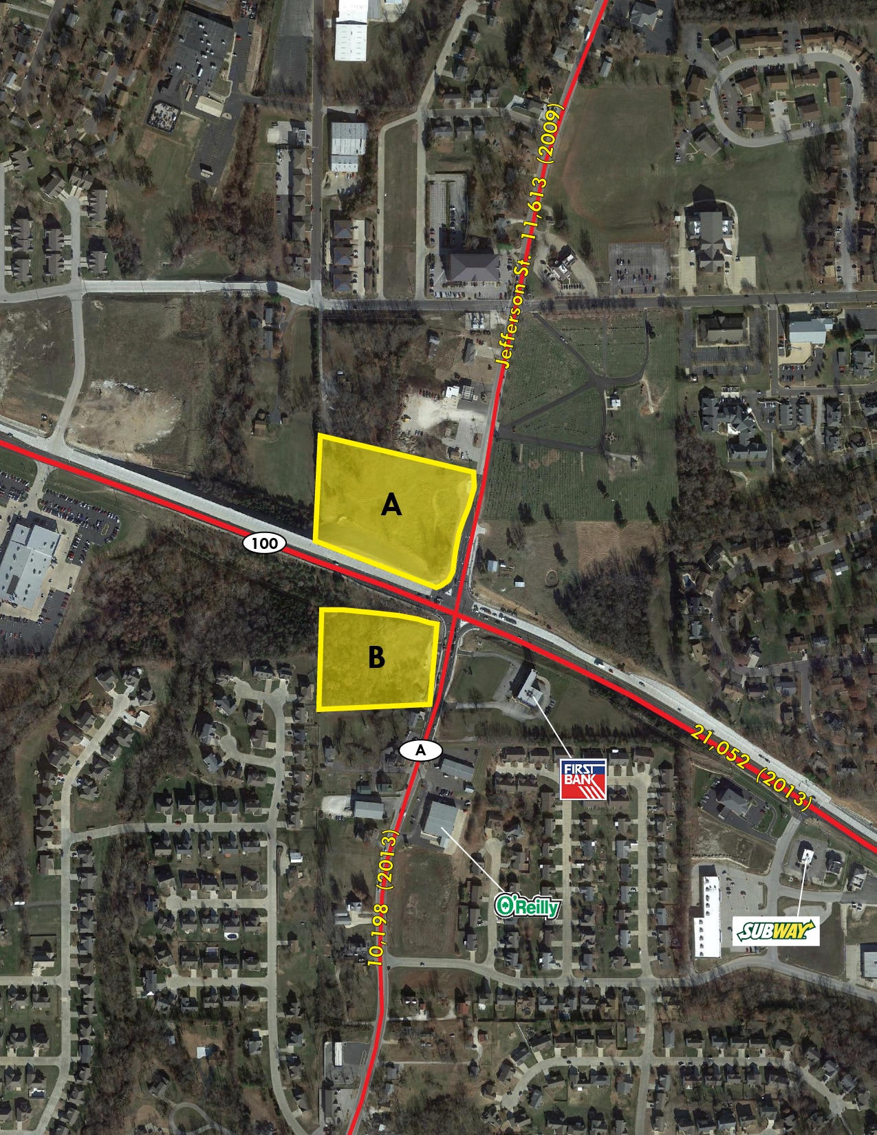 NW & SW Corners HWY 100, Washington, MO for sale Primary Photo- Image 1 of 2