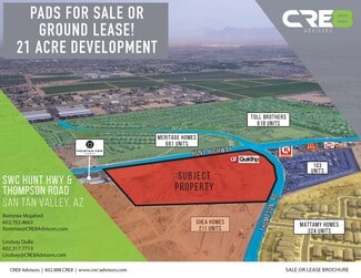 More details for SW Hunt Hwy & Thompson Rd, San Tan Valley, AZ - Land for Sale