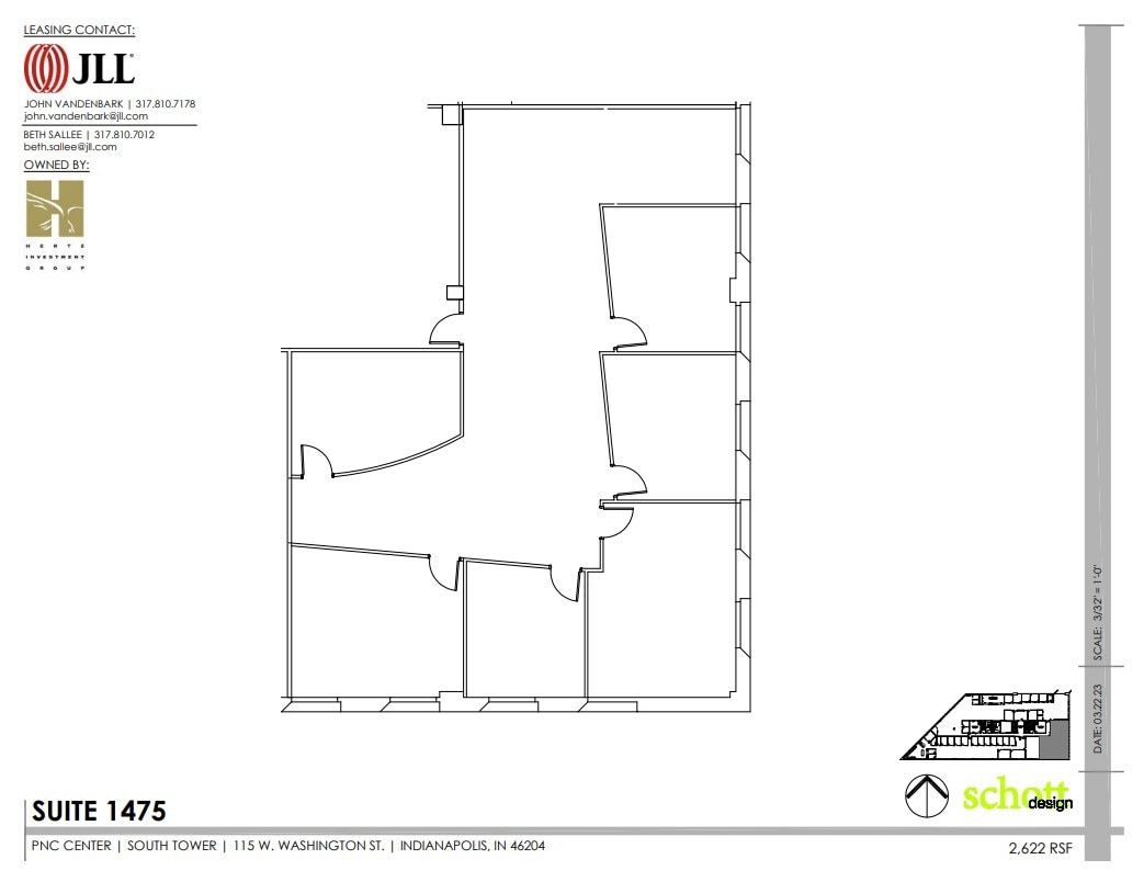 101-115 W Washington St, Indianapolis, IN for lease Floor Plan- Image 1 of 1
