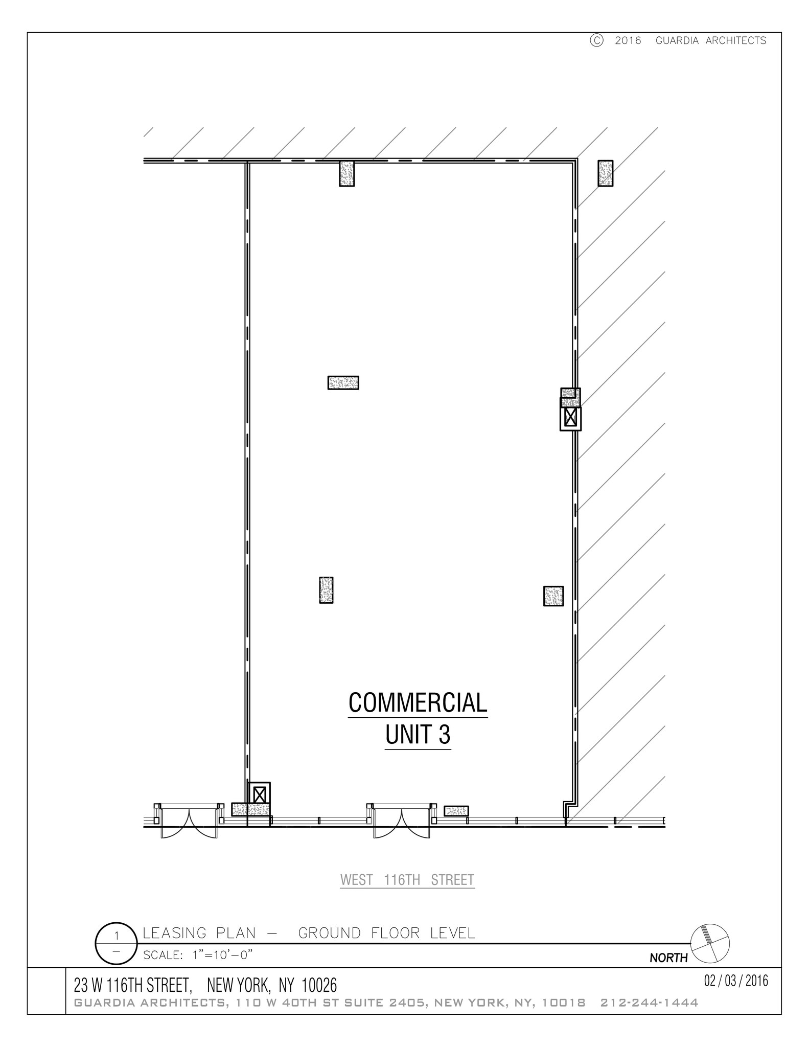 23 W 116th St, New York, NY à louer Plan de site- Image 1 de 1