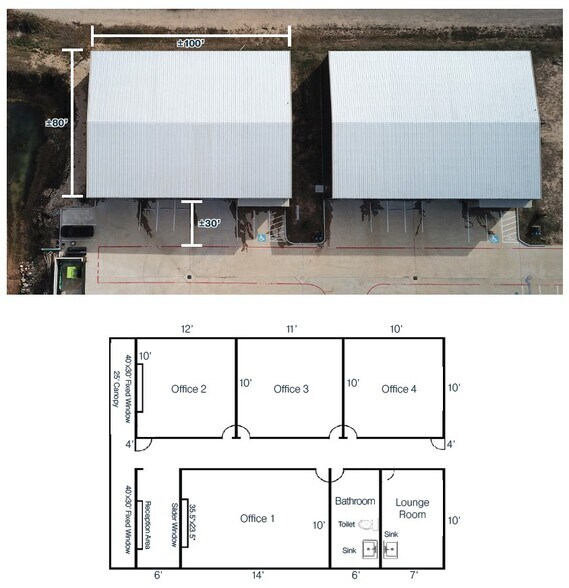 22812 Hufsmith-Kohrville Road, Tomball, TX à louer - Plan d’étage - Image 2 de 4