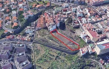 San Cristóbal de La Laguna, SCT - Aérien Vue de la carte