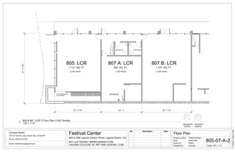 805-859 Laguna Canyon Rd, Laguna Beach, CA for lease Site Plan- Image 1 of 1