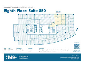 24 Waterway Ave, The Woodlands, TX for lease Floor Plan- Image 1 of 1