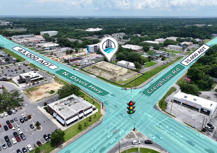 7000 N Davis Hwy, Pensacola, FL à louer - Photo du bâtiment - Image 3 de 7