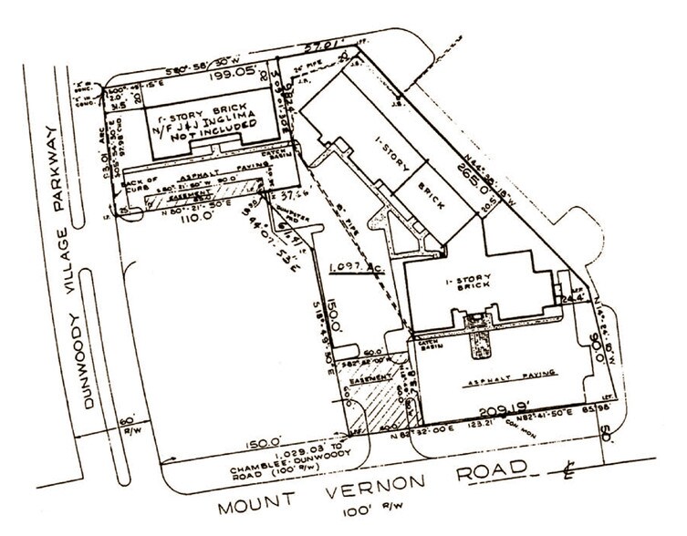 1730 Mount Vernon Rd, Dunwoody, GA à louer - Plan cadastral - Image 2 de 10