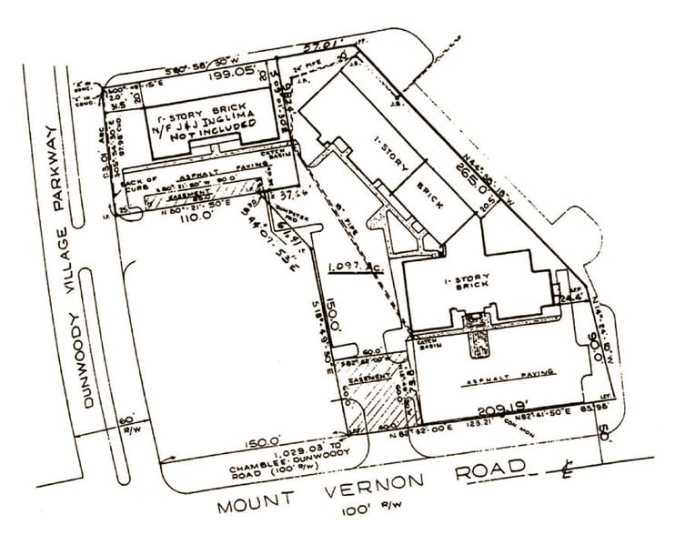 1730 Mount Vernon Rd, Dunwoody, GA for lease - Plat Map - Image 2 of 10