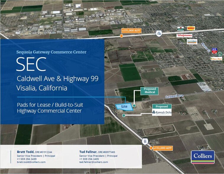 Caldwell Ave., Visalia, CA for lease - Building Photo - Image 1 of 3