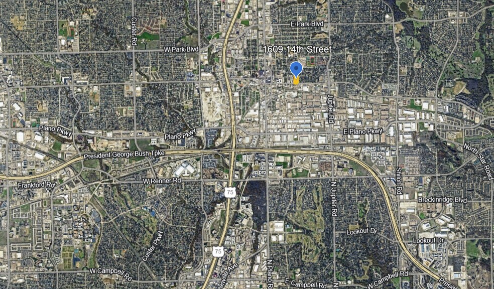 1609 14th St, Plano, TX à vendre - Aérien - Image 3 de 10