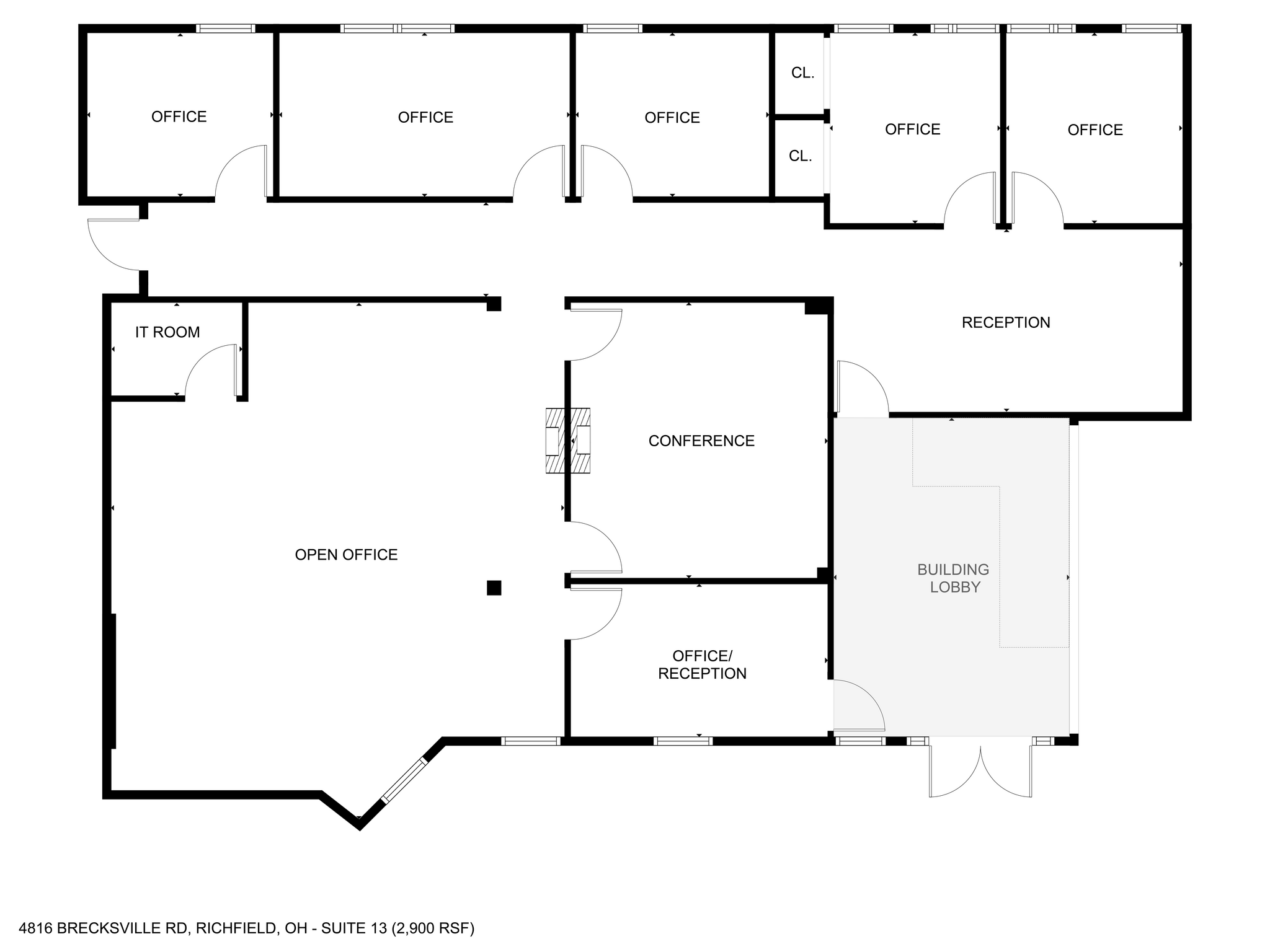 4816 Brecksville Rd, Richfield, OH for lease Floor Plan- Image 1 of 2
