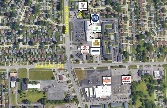 8276-8278 N Merriman Rd, Westland, MI à vendre - Photo du bâtiment - Image 2 de 4