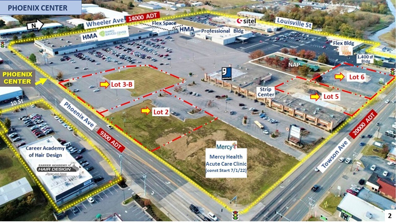 4600 Towson Ave, Fort Smith, AR à vendre Aérien- Image 1 de 2