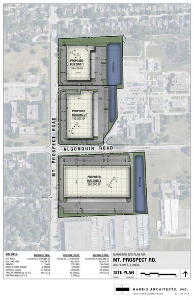25-30 E Algonquin Rd, Des Plaines, IL à louer - Plan de site - Image 2 de 2