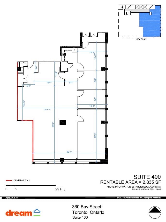 360 Bay St, Toronto, ON à louer Plan d’étage- Image 1 de 1