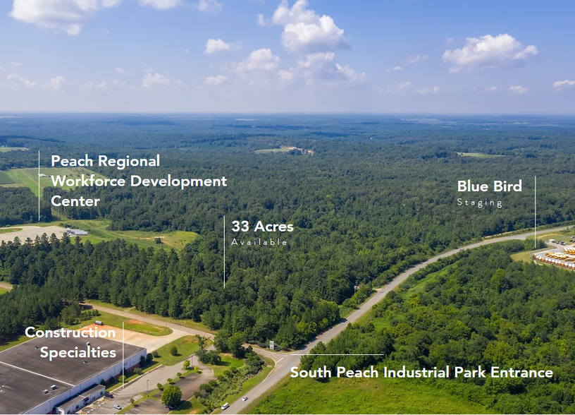 State Route 894 Ira Hicks, Fort Valley, GA for sale - Aerial - Image 2 of 4