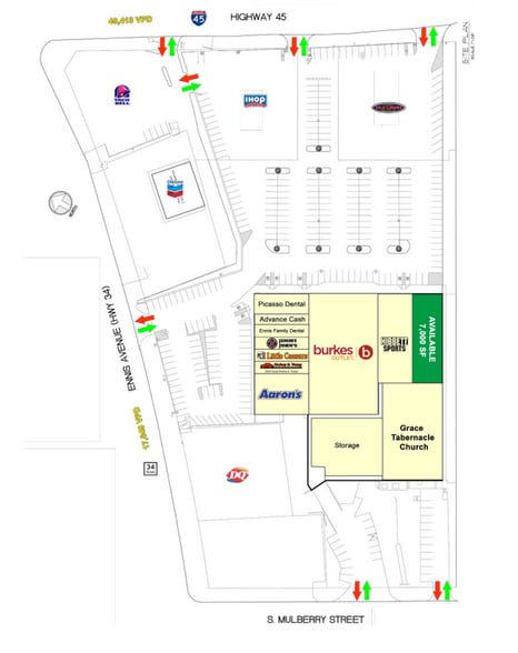 1011 E Ennis Ave, Ennis, TX for lease - Building Photo - Image 2 of 3