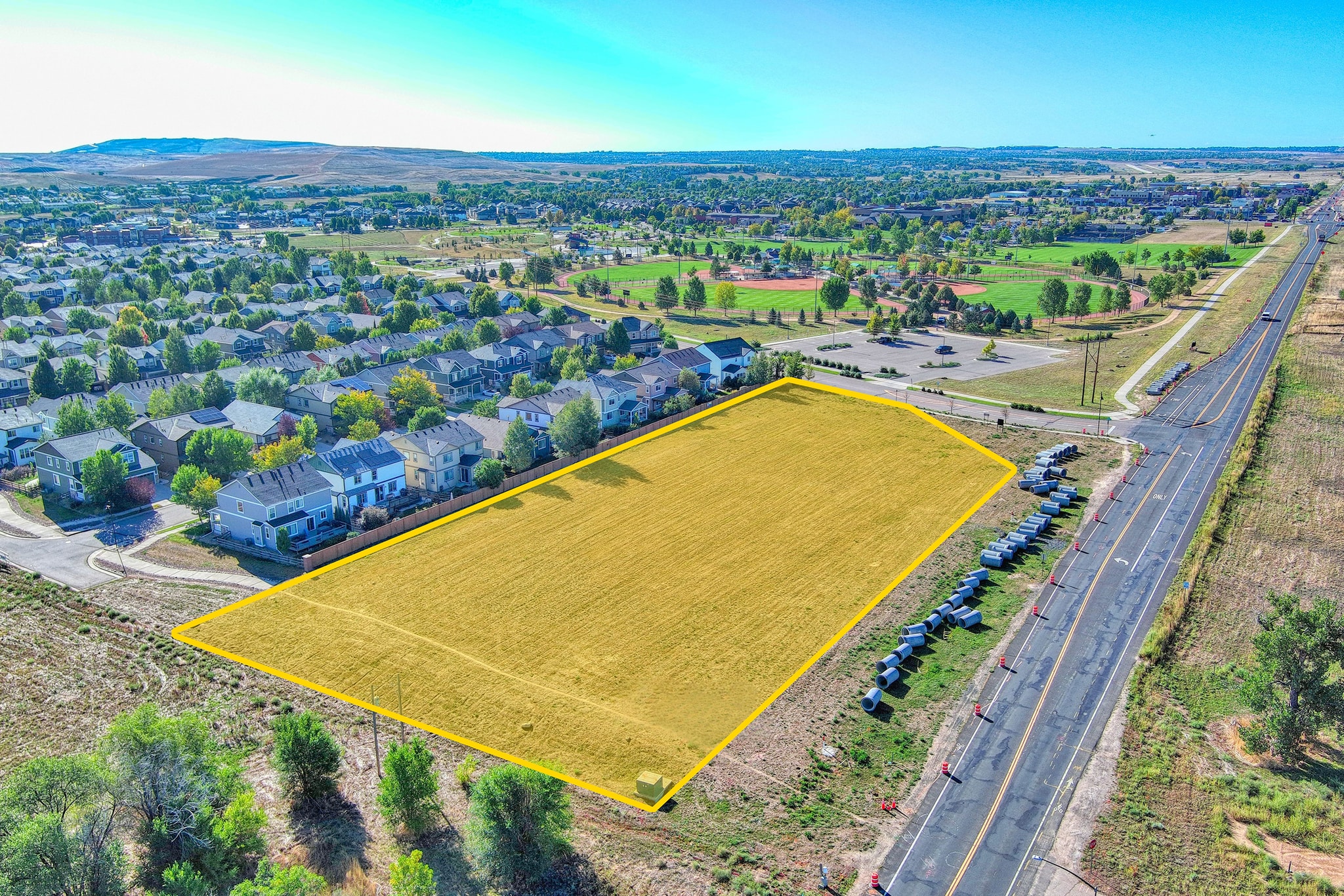 NEC Maxwell Ave & County Line Rd - LAND Ln, Erie, CO for sale Building Photo- Image 1 of 4