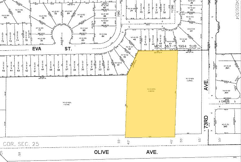 7380 W Olive Ave, Peoria, AZ à louer - Plan cadastral - Image 3 de 13