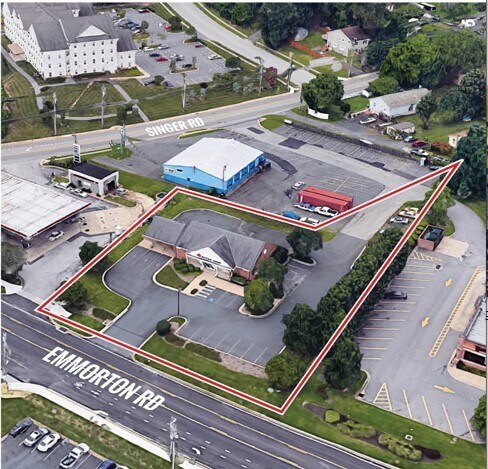 2912 Emmorton Rd, Abingdon, MD for lease - Aerial - Image 3 of 4