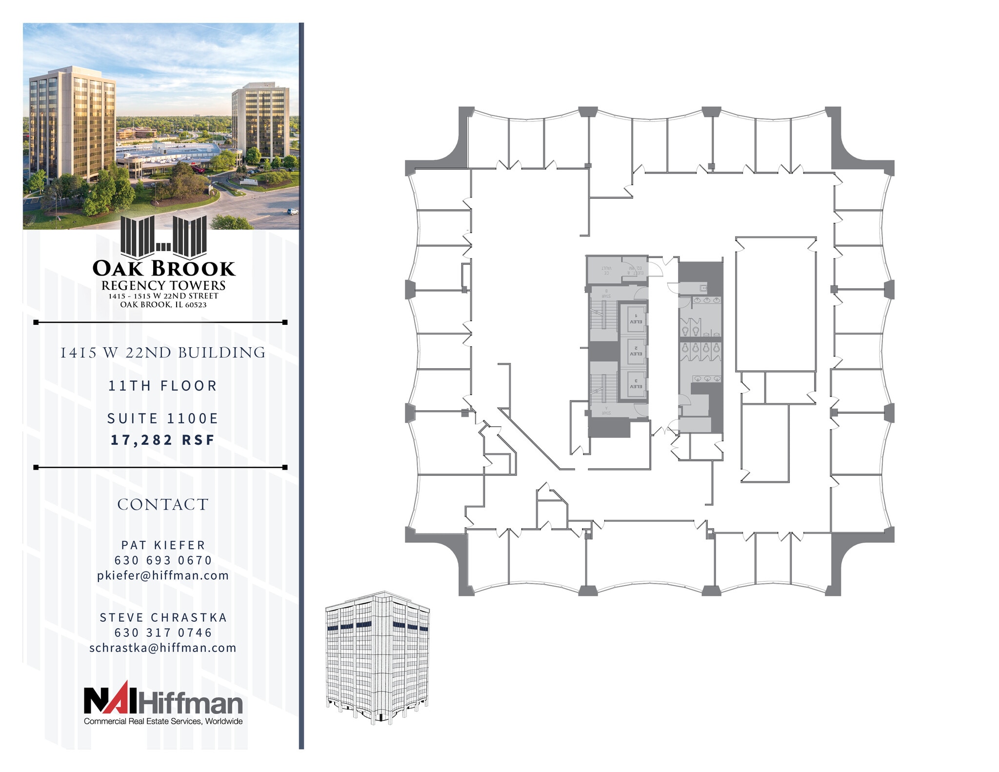 1415 W 22nd St, Oak Brook, IL à louer Plan d’étage- Image 1 de 1