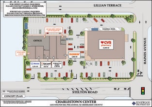 1252-1264 Stelton Rd, Piscataway, NJ à louer Plan de site- Image 1 de 1