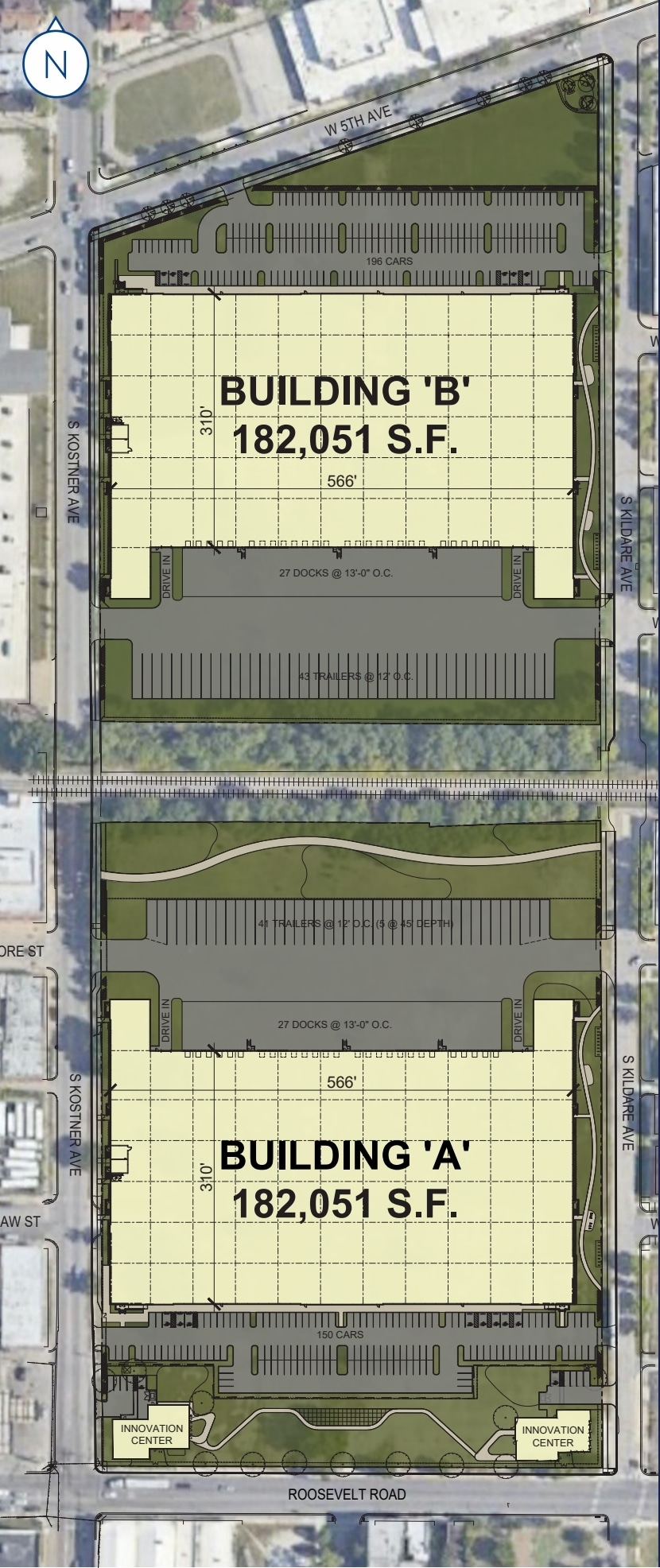 4300 W Roosevelt Rd, Chicago, IL for lease Site Plan- Image 1 of 1