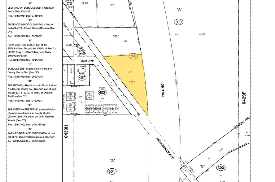 1535 W Milwaukee Ave, Glenview, IL à vendre - Plan cadastral - Image 2 de 27