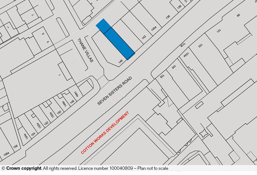 144 Seven Sisters Rd, London for lease - Site Plan - Image 3 of 3