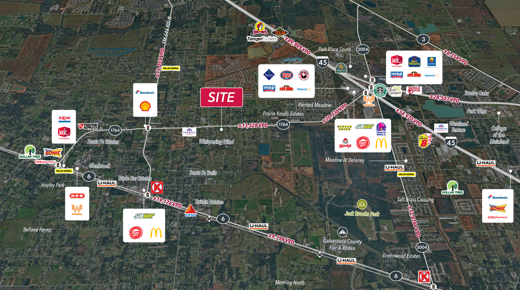 0 FM 1764 Rd, Santa Fe, TX for sale Aerial- Image 1 of 3