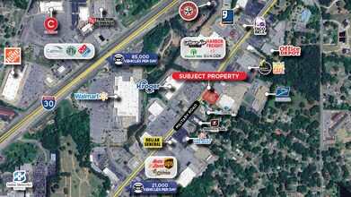 1415 Military Rd, Benton, AR - Aerial map view