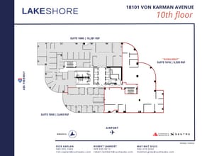 18101 Von Karman Ave, Irvine, CA for lease Floor Plan- Image 1 of 3