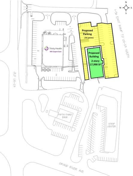 Old US 23 Hwy, Brighton, MI for sale - Site Plan - Image 3 of 6
