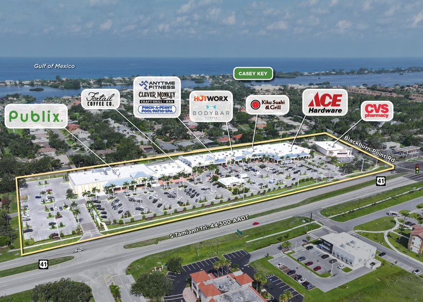 1200-1350 S Tamiami Trl, Osprey, FL for lease - Aerial - Image 2 of 8