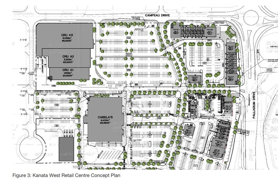 3605 Palladium Dr, Ottawa, ON à louer - Plan de site - Image 1 de 2