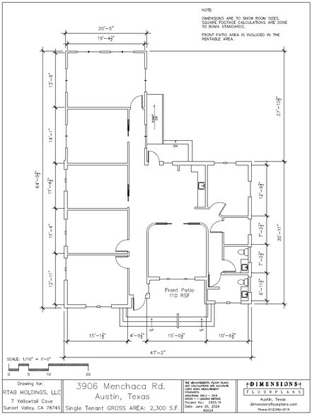 3906 Menchaca Rd, Austin, TX à louer - Plan d’étage - Image 2 de 30