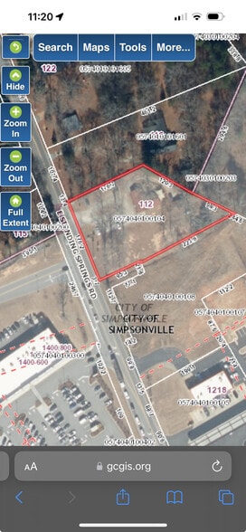 112 E Standing Springs Rd, Simpsonville, SC for sale - Building Photo - Image 1 of 1