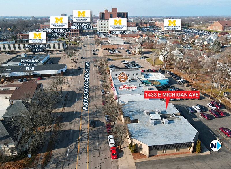 1433 E Michigan Ave, Lansing, MI for lease - Building Photo - Image 2 of 2