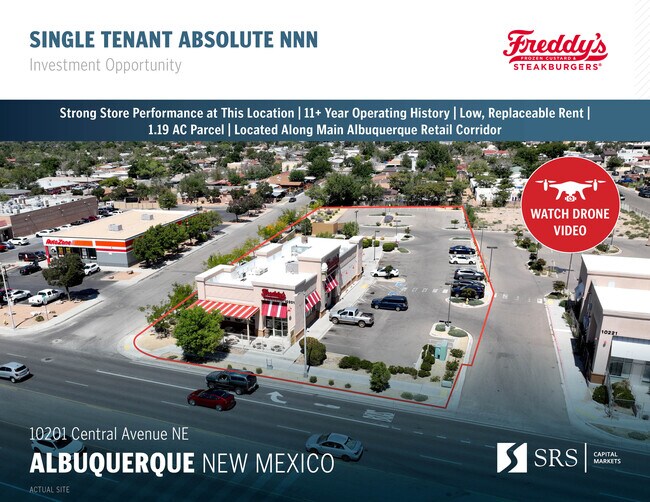 Plus de détails pour 10201 Central Ave NE, Albuquerque, NM - Commerce de détail à vendre