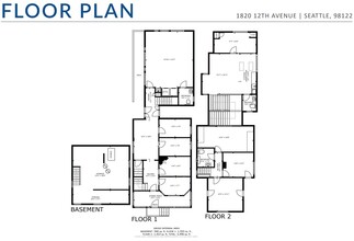 1820 12th Ave, Seattle, WA à louer Plan d  tage- Image 1 de 24