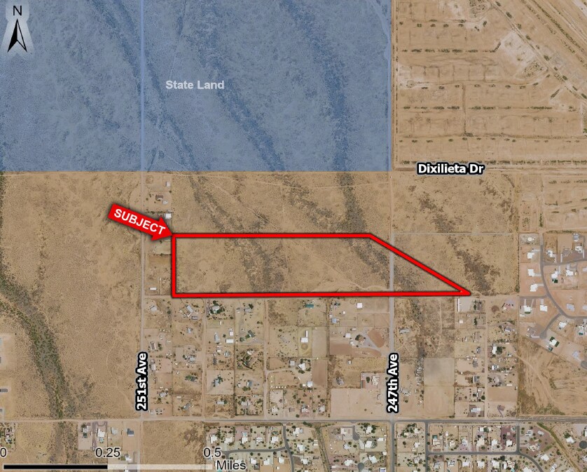 24917 Morning Vista Lane, Wittmann, AZ for sale Aerial- Image 1 of 7