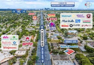 3740 W Broward Blvd, Fort Lauderdale, FL - AERIAL  map view - Image1