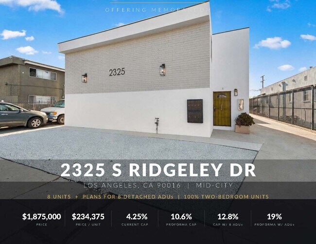 More details for 2325 S Ridgeley Dr, Los Angeles, CA - Multifamily for Sale
