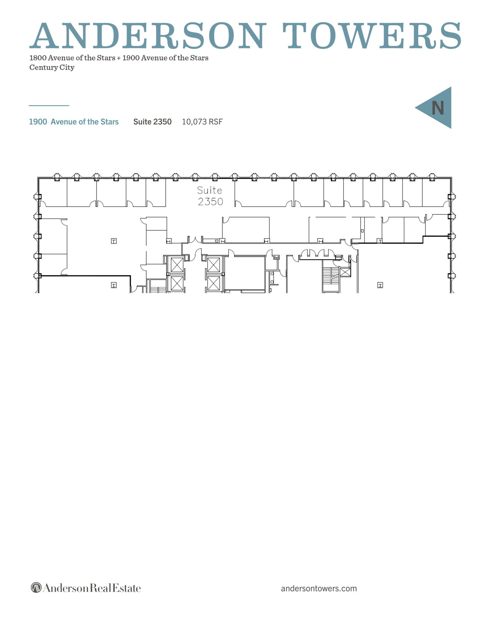 1800 Avenue of the Stars, Los Angeles, CA à louer Plan de site- Image 1 de 1
