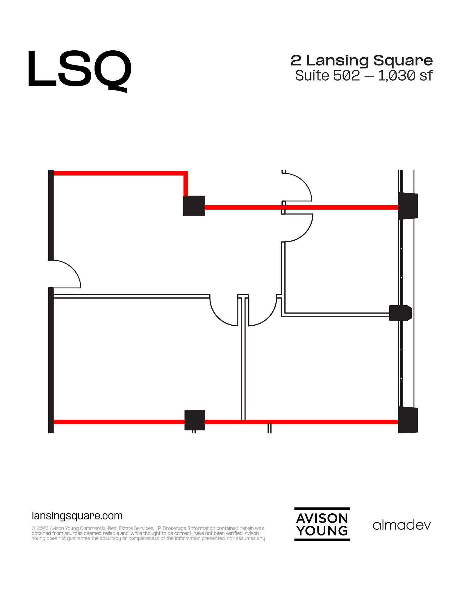 2 Lansing Sq, Toronto, ON for lease Floor Plan- Image 1 of 1