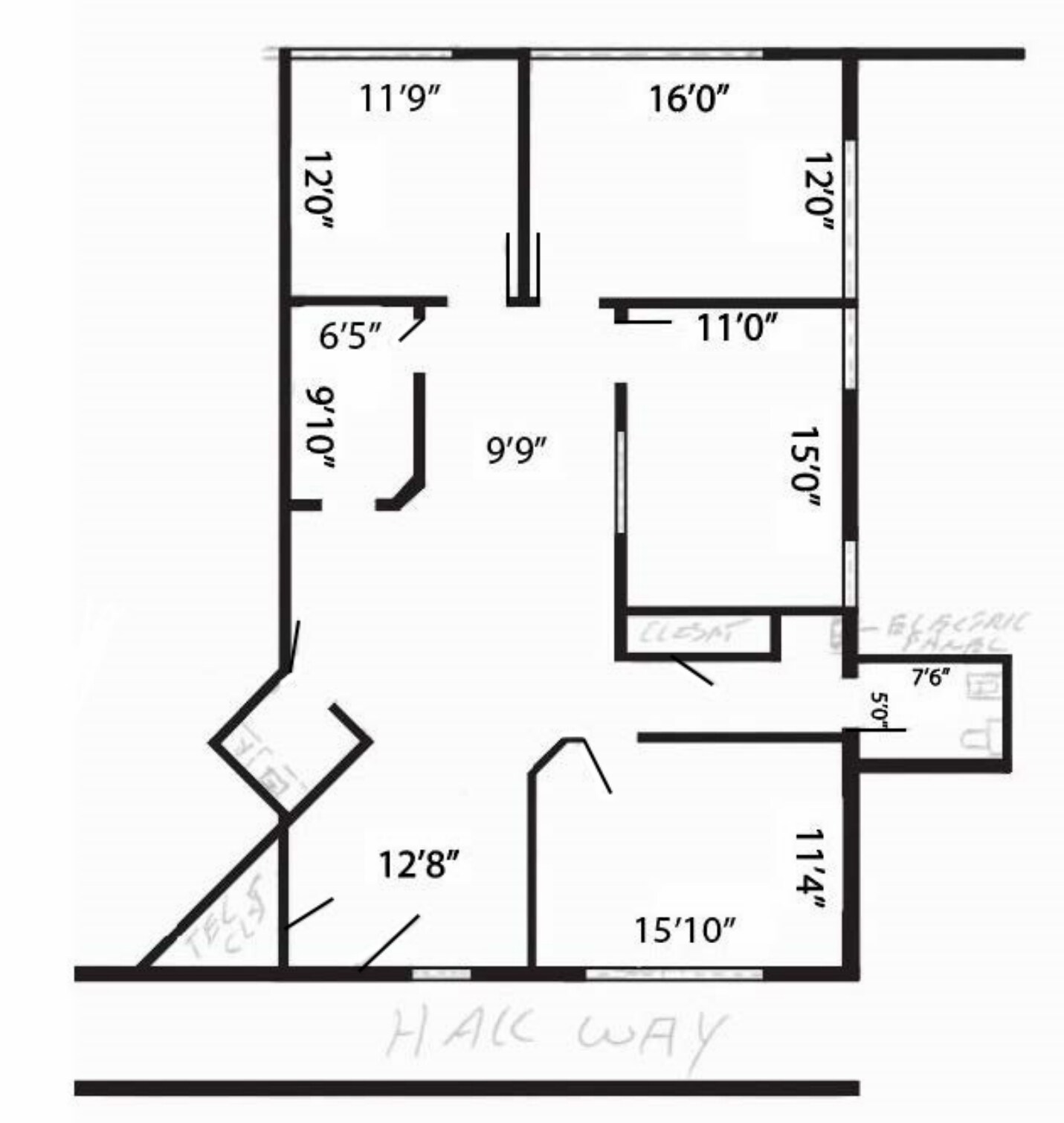 290-300 S County Farm Rd, Wheaton, IL for lease Floor Plan- Image 1 of 3