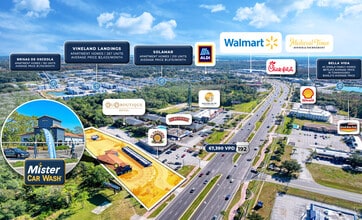 4573 W Irlo Bronson Hwy, Kissimmee, FL - AERIAL map view